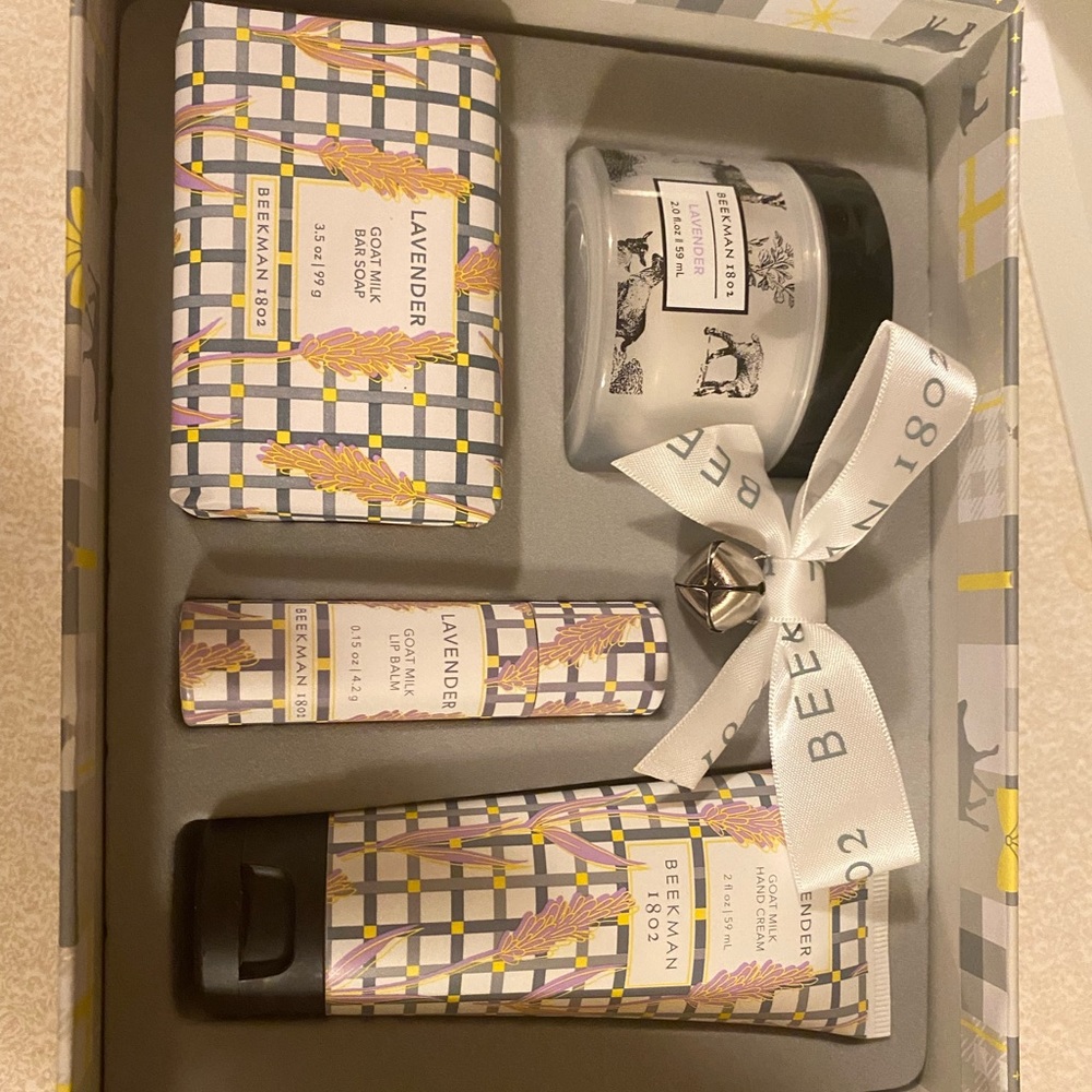 Beekman lavender set brand new never used never touched
